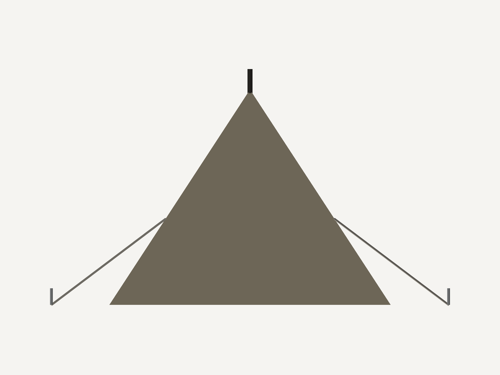 Canvas Pyramid Tents for Sale in USA (3D Studio Edition)